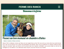 Tablet Screenshot of ferme-des-rancs.net